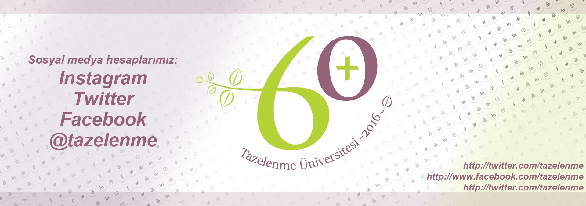 Tazelenme Üniversitesi Sosyal Medya Hesapları